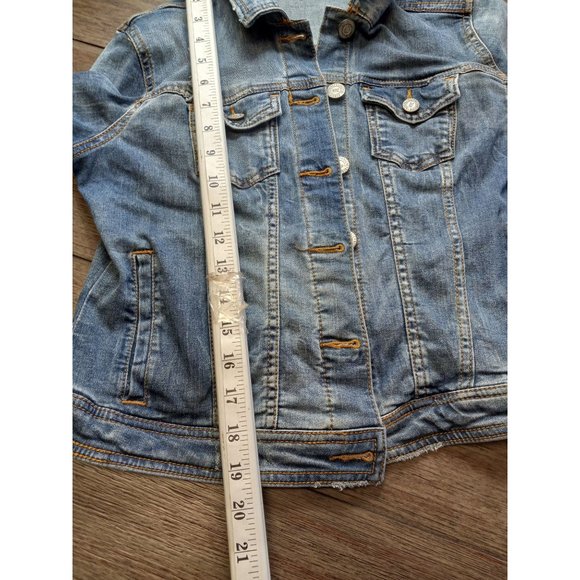 Aeropostale Denim womens size 7 Jacket blue color - Picture 7 of 8